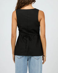 Silent Theory Camilla Top - Black