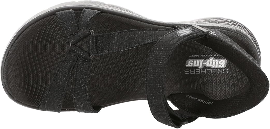 Skechers Go Walk Flex Sandal Illuminate - Black/Black