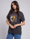All About Eve Wild Moon Tee-Washed Black