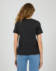 All About Eve Hampshire Regular Tee - Washed Black