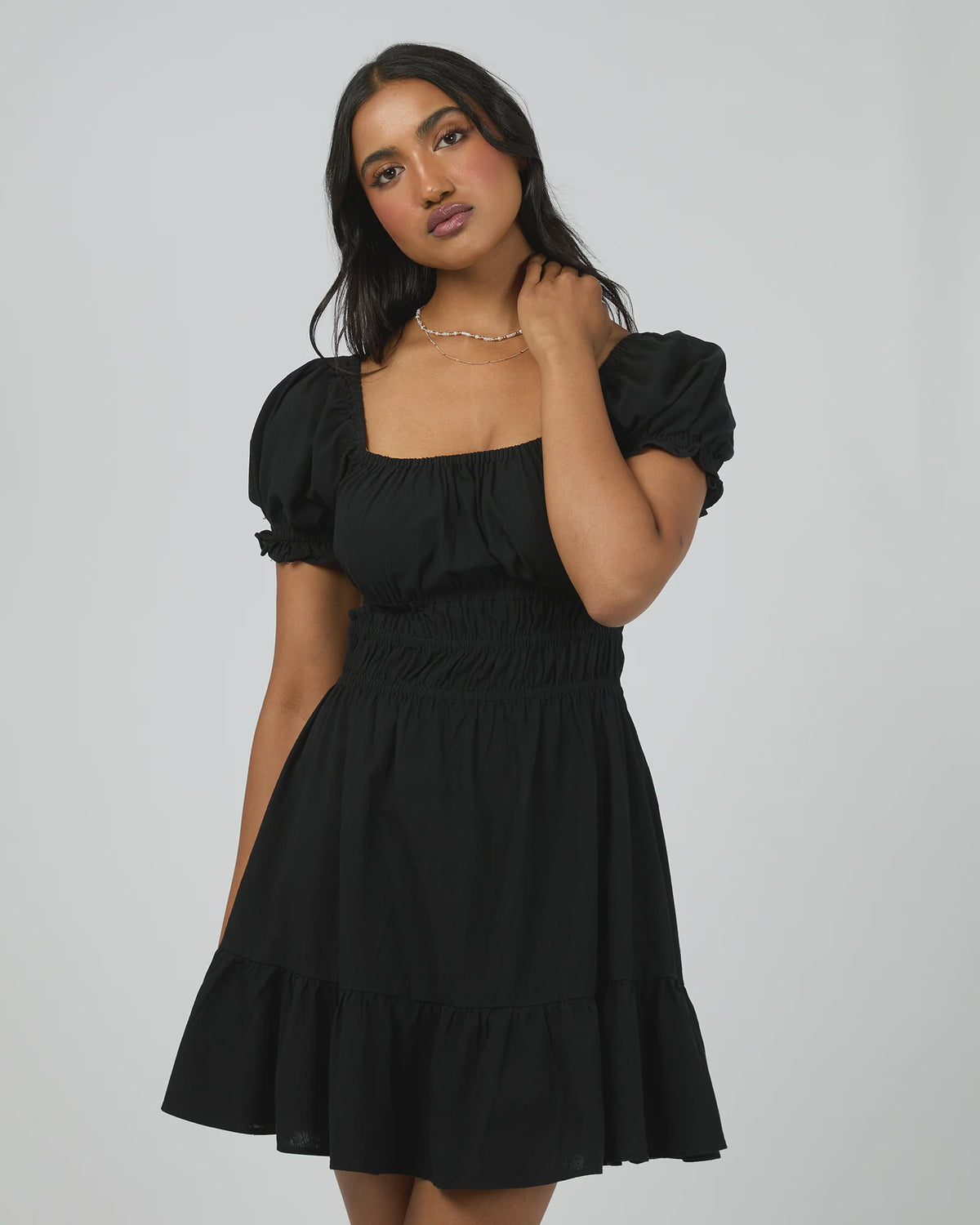 All About Eve Essential SS Mini Dress - Black