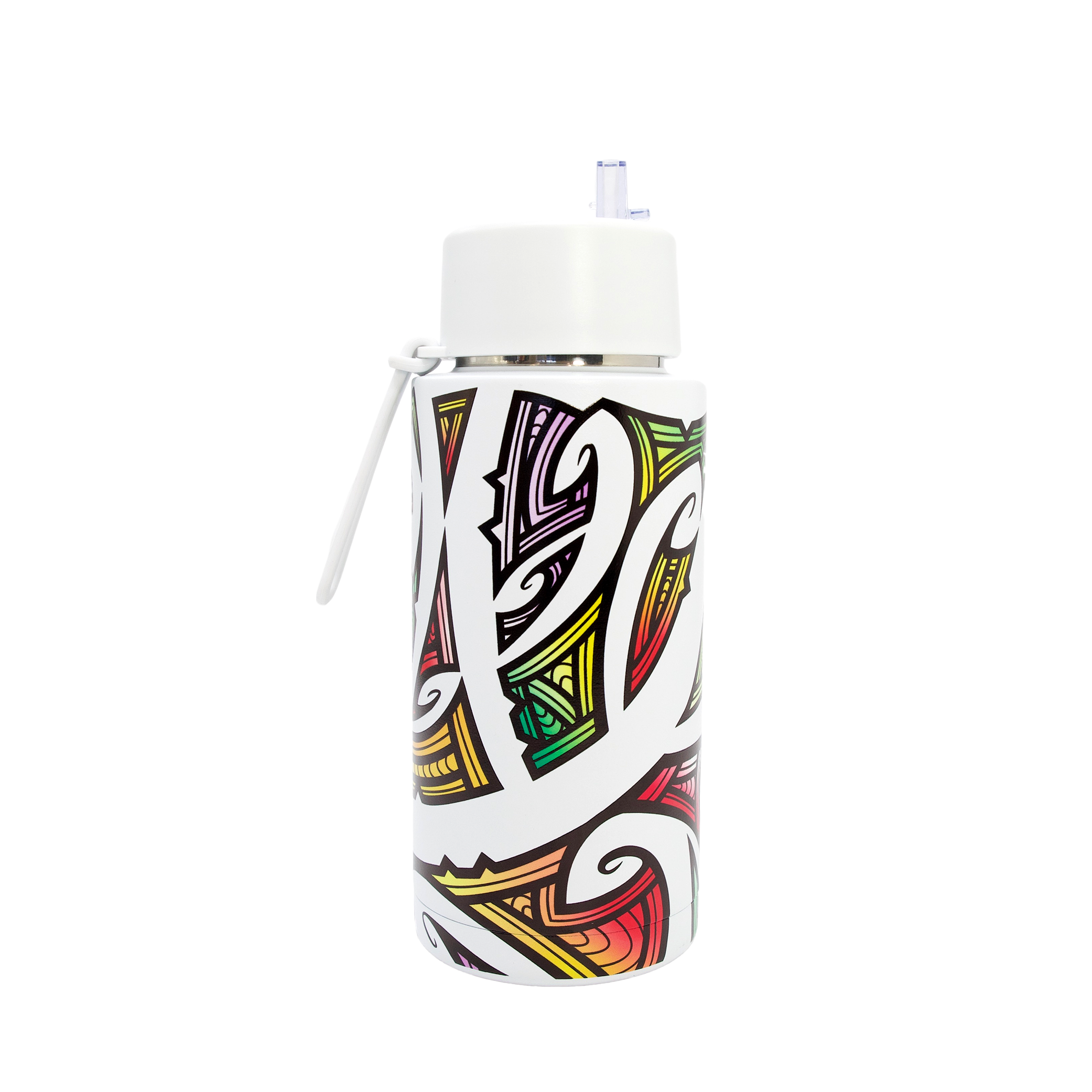 Moana Rd 1L Straw Bottle- Miriama Grace Smith - Niwa
