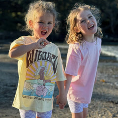 Wild & Co Forever Chasing sunsets Tee - Lemon