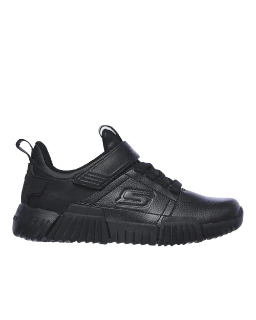Skechers Kids Durablox Leather - Black