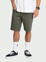 Volcom Solver Lite 5 Pocket Short II - Army Green Combo