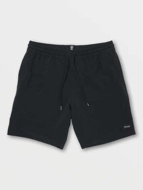 Volcom Stones Hybrid Elasticated Waist Short 18" - Black