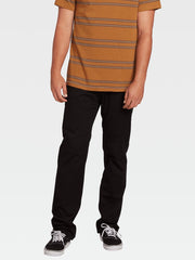 Volcom Solver Lite 5 Pocket Pant - Black - New