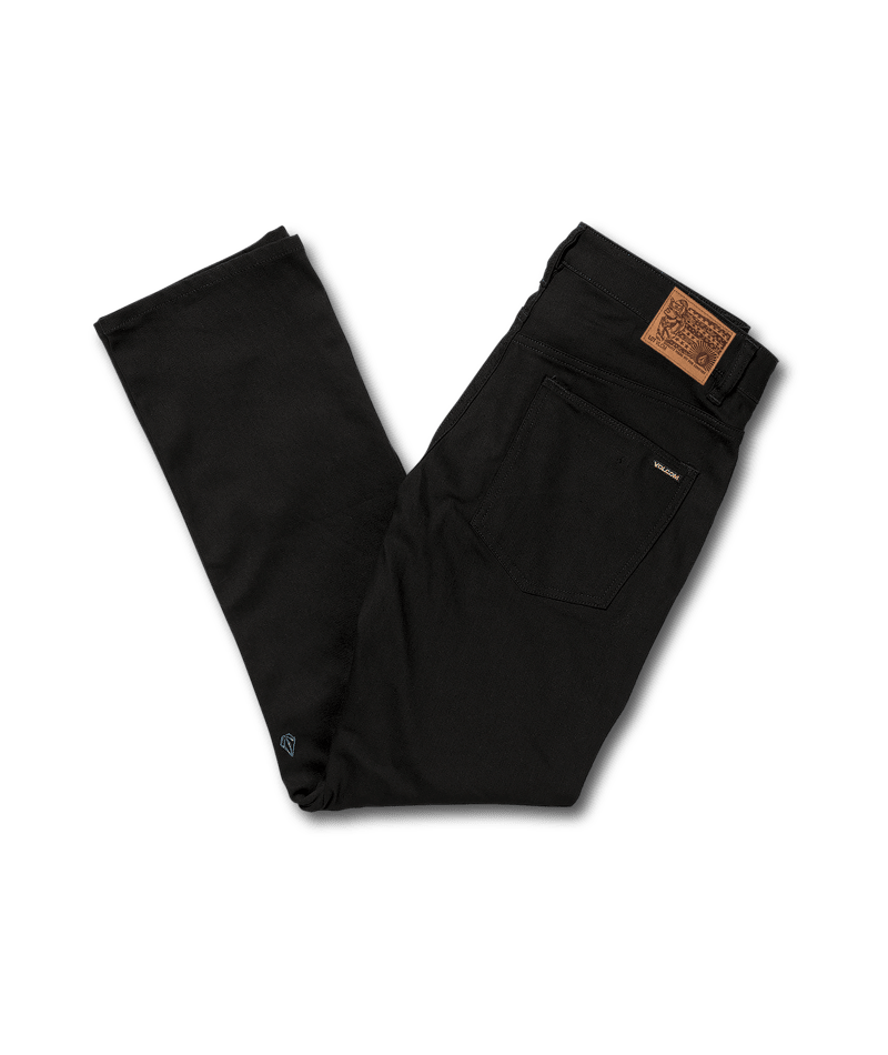 Volcom Solver Denim - Black on Black