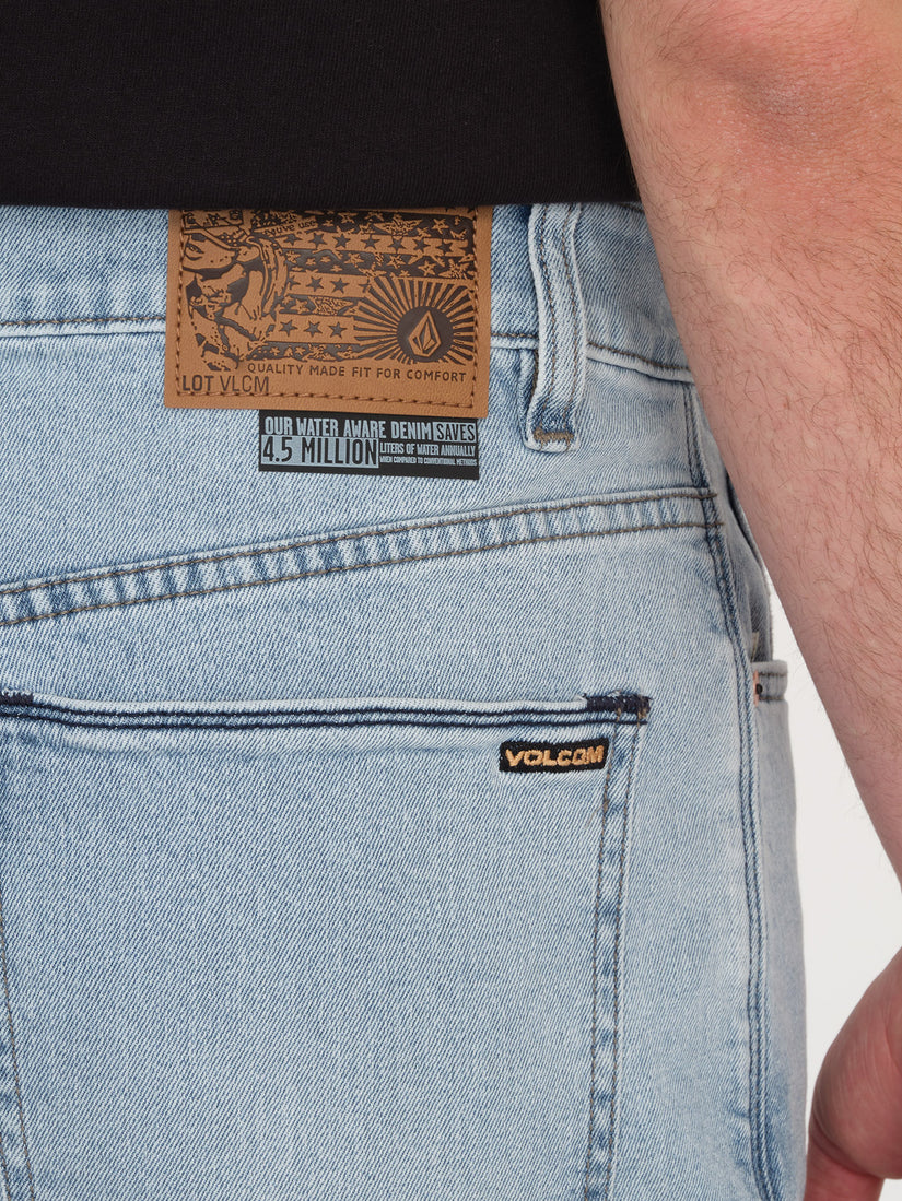 Volcom Billow Denim Short - Desert Dirt Indigo