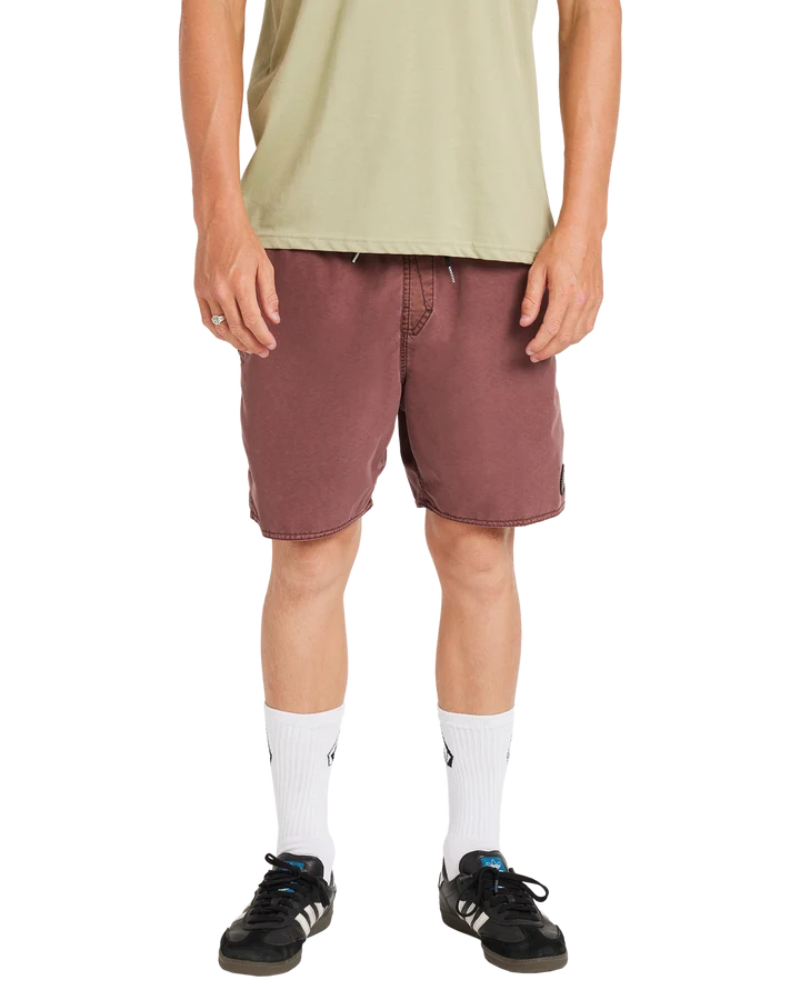 Volcom Center 17 Swim Trunk - Merlot
