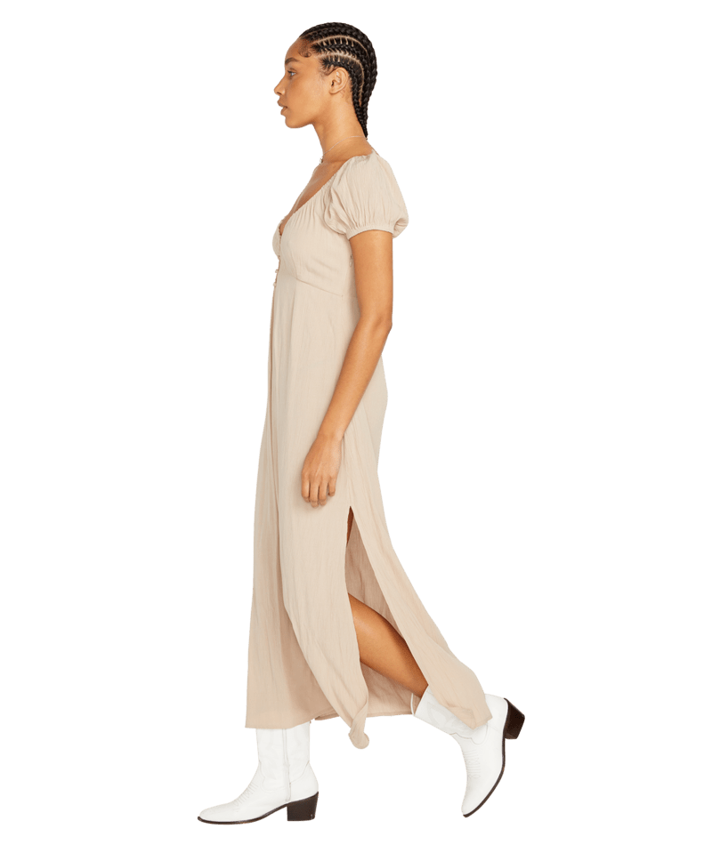 Volcom Moonblast Maxi Dress - Taupe