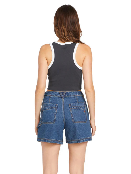 Volcom Womens Krafty Shorts - Indigo Ridge Wash