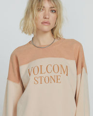 Volcom Stone Blocked Crew - Champagne Gold