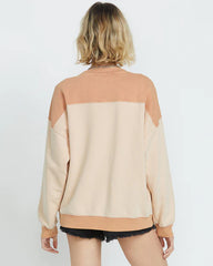 Volcom Stone Blocked Crew - Champagne Gold