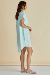 Betty Basics Maxine T-Shirt Dress - Green Stripe