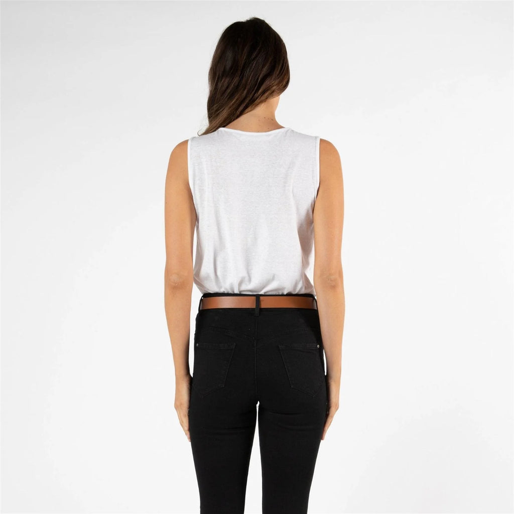 Betty Basics Cosmopolitan Belt - Tan