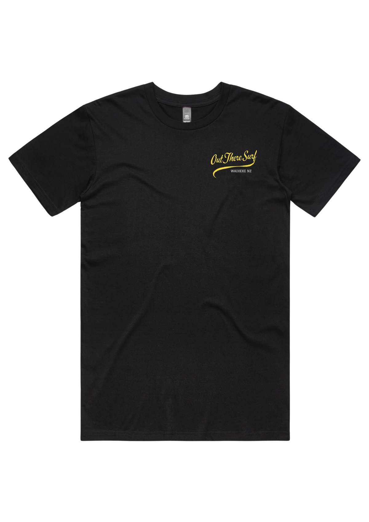 Out There Gold Script Tee