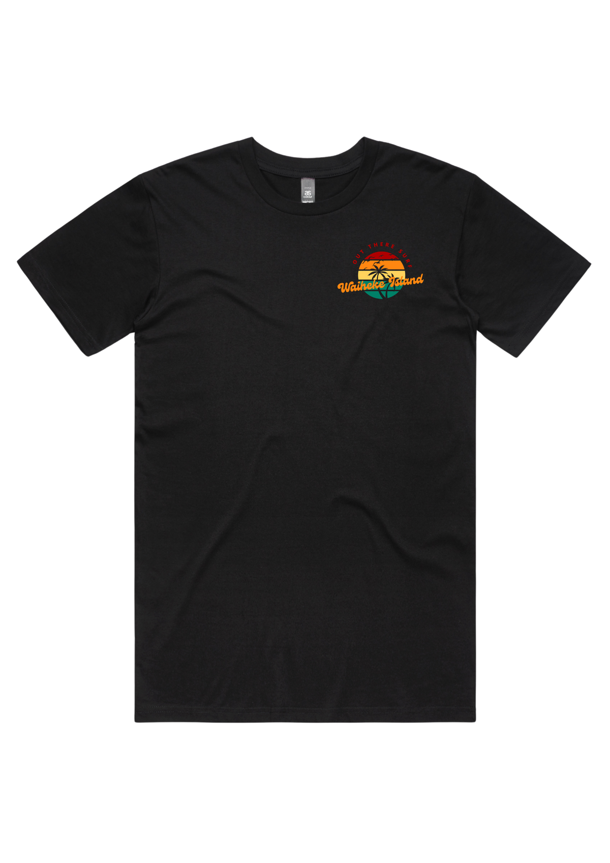 Out There Sunset Logo Tee