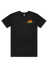 Out There Sunset Logo Tee