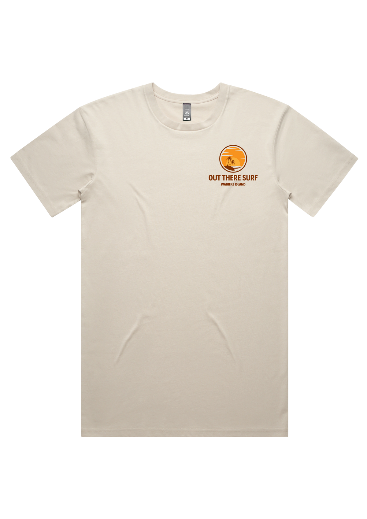 Out There Mens Palm Beach Circle Logo Tee
