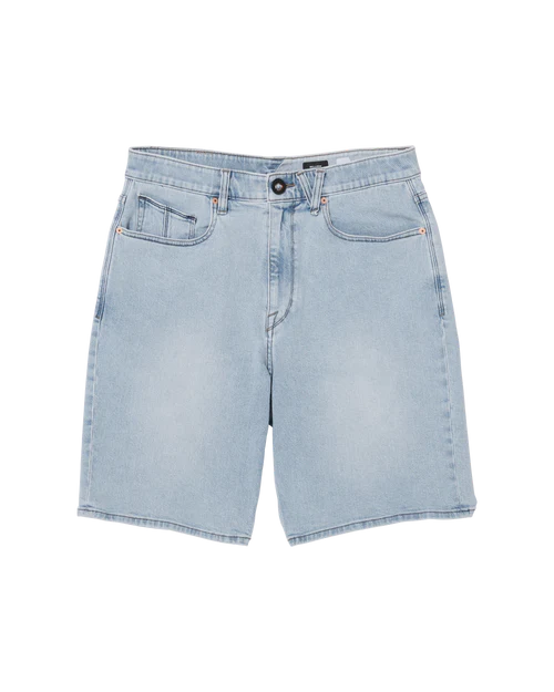 Volcom Youth Billow Denim Short - Desert Dirt Indigo