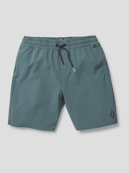 Volcom Youth Nomoly Hybrid Swim Trunk - Dark Slate