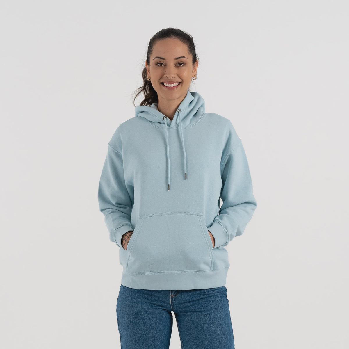 Cloke Womens Origin Hoodie - Pale Sky