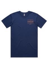 Out There Orange Block Logo Tee