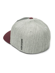 Volcom Fullstone Heather Flexfit Hat - Merlot