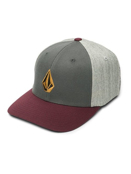 Volcom Fullstone Heather Flexfit Hat - Merlot