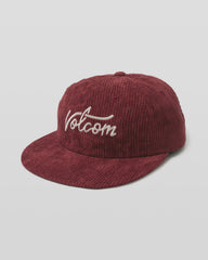 Volcom Womens Full Stone Dad Hat Adjustable - Bordeaux Brown