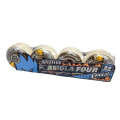 Spitfire Formula Four Skateboard Wheels - Conical 53mm - Yellow