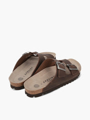 Genuins Hawaii Oiled Leather Sandal - Brown