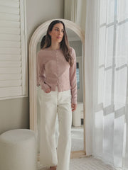 All About Eve Eve Tarni Knit LS Top - Fawn