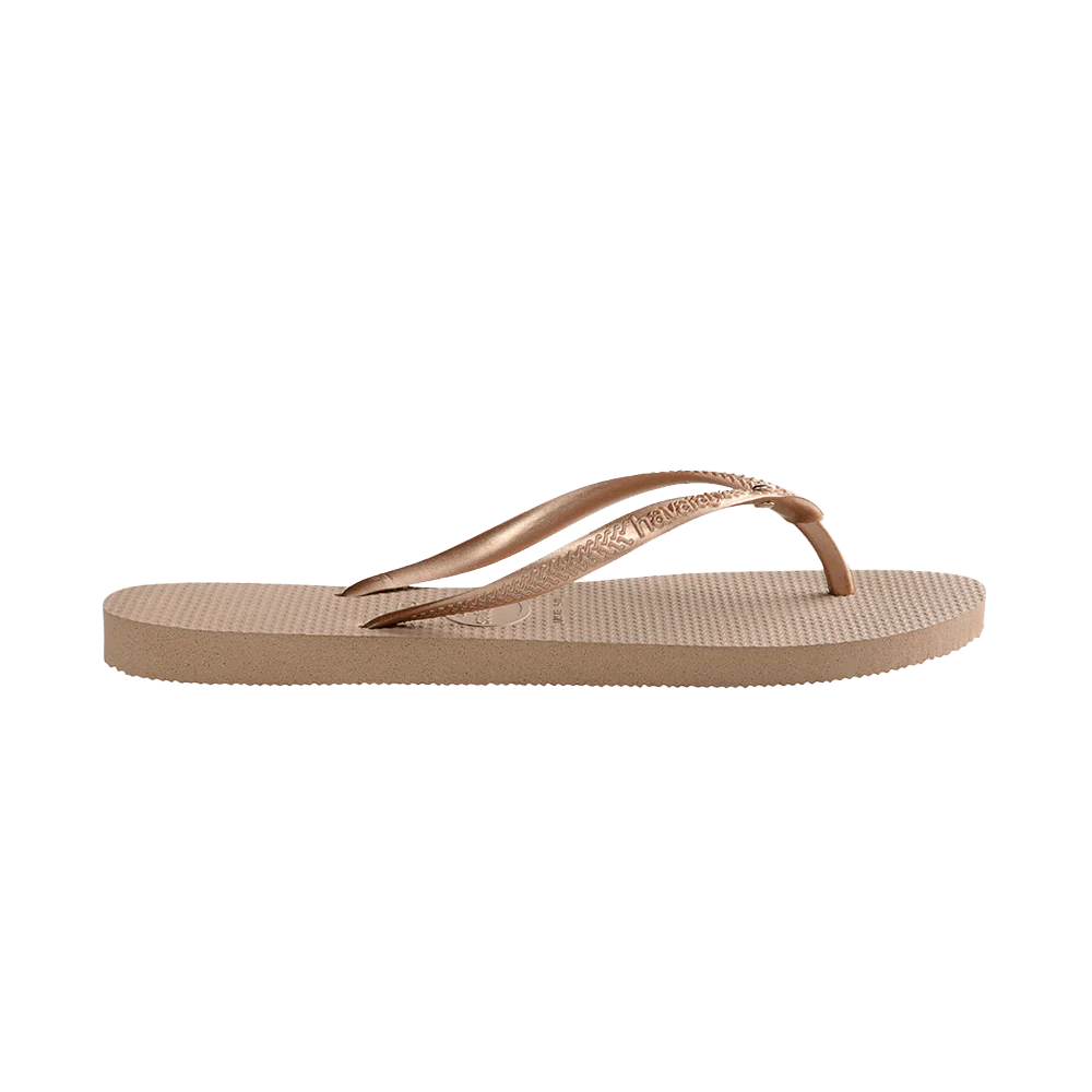 Havaianas Kids Slim Crystal - Rose Gold