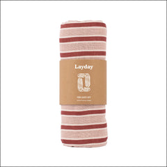 Layday Laguna 100% Cotton Flatweave Beach Towel