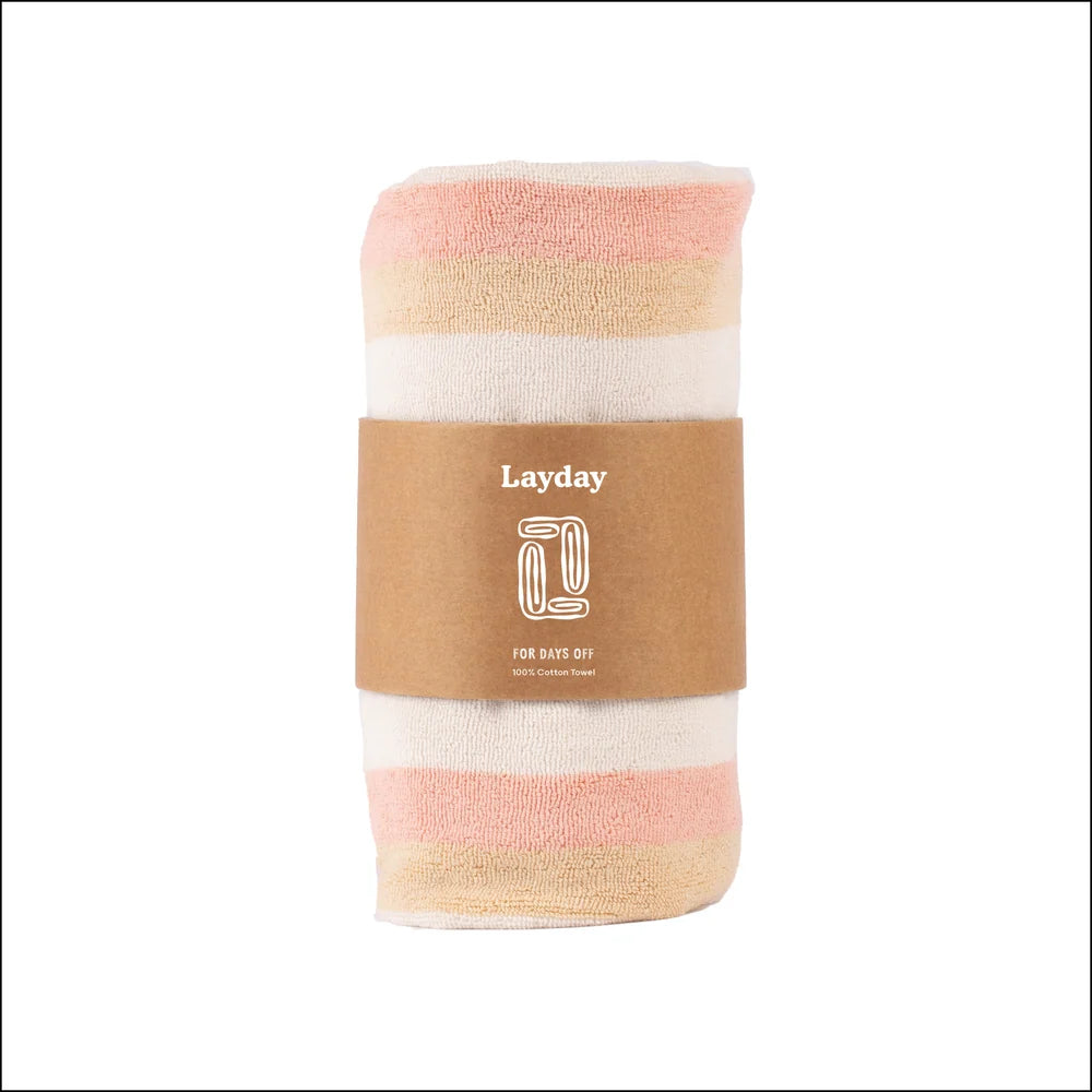 Layday Shallows 100% Cotton Beach Towel