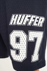 Huffer Mens Mesh Track Short - Navy