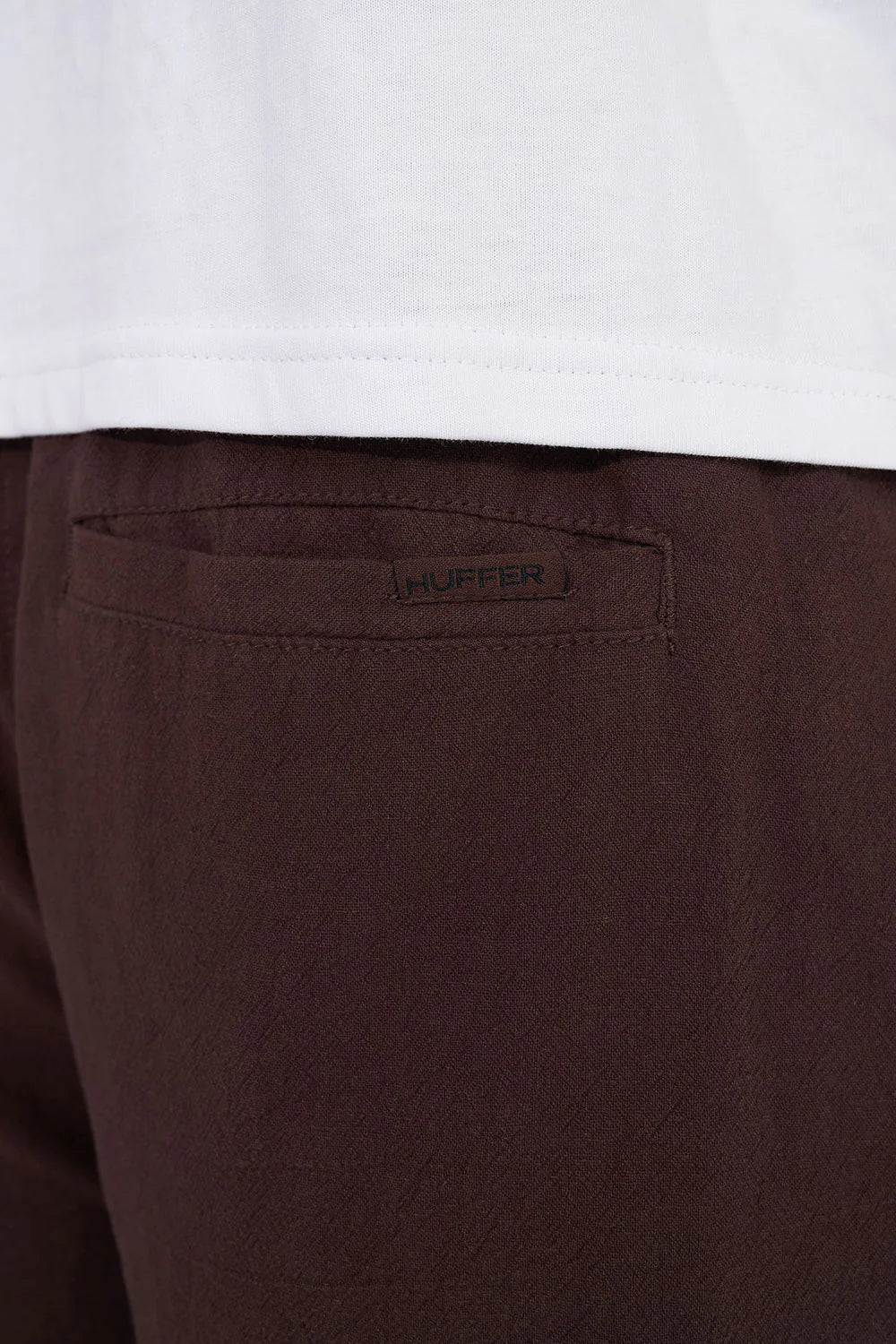Huffer Mens Cabana Relax Shorts - Cocoa