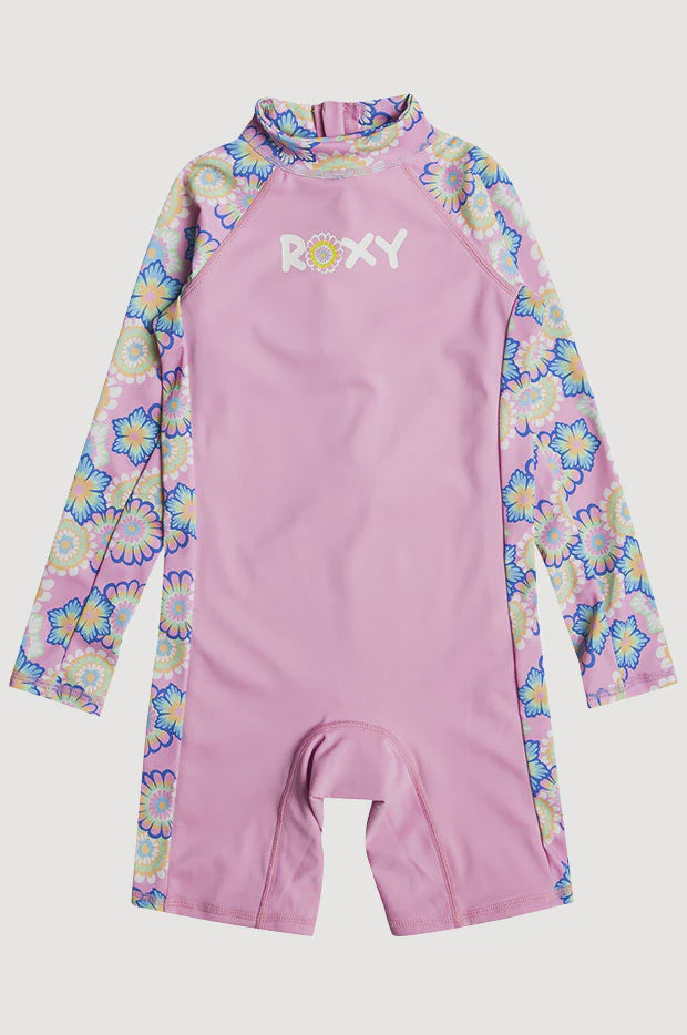Roxy Girls 2-7  Flower Party Springsuit - Lilac Chiffon Flower
