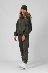 RPM Binate Zip Thru Hood - Dusty Olive