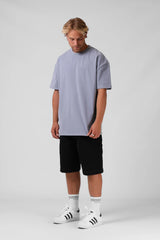 RPM Sanded OS Tee -Dusty Blue