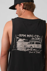 RPM Land Cruiser Singlet - Old Black