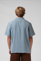 RPM Linen Shirt - Dusty Blue