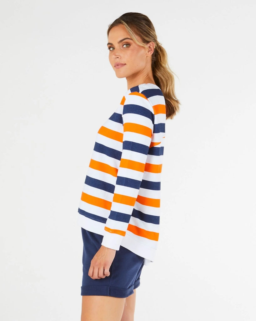 Betty Basic Ryder Sweater Multi Stripe Out There Surf
