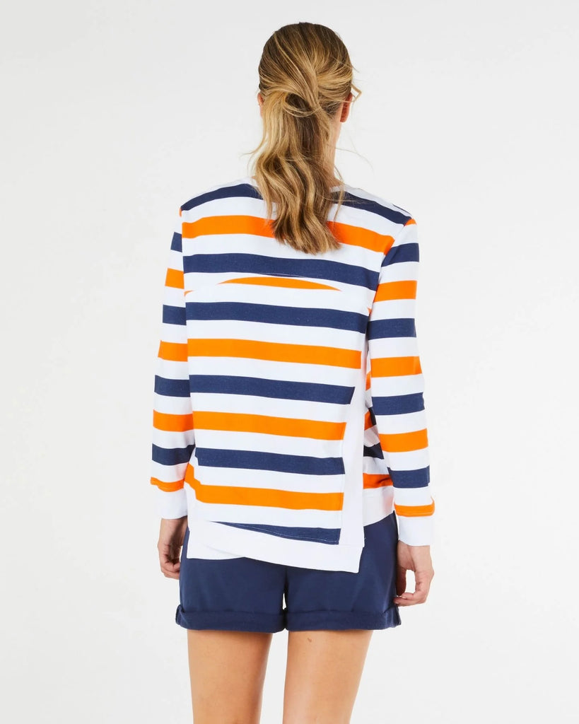 Betty Basic Ryder Sweater Multi Stripe Out There Surf