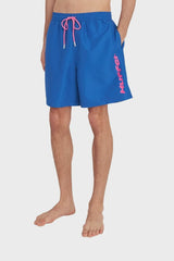 Huffer Staple Trunk /Carved - Electric Blue