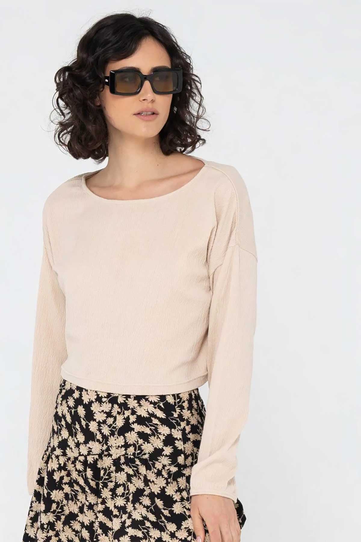 Rusty Stolen Hearts LS Top - Golden Sand