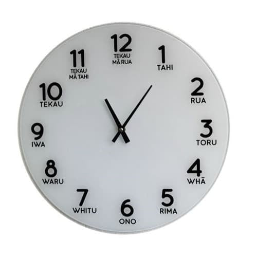 Moana Rd Te Reo Maori Clocks – Out There Surf