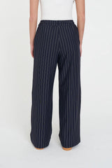 Huffer Stripe Hailey Trackpant - Navy